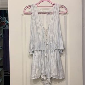 Shop Planet Blue romper / beach cover up